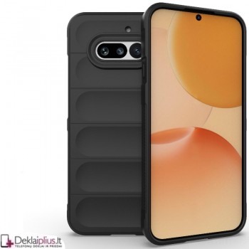 Magic Shield guminis dėklas - juodas (Nothing Phone 4A)